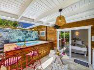 1.Guadeloupe Sainte-Rose- location villa 2 personnes-piscine